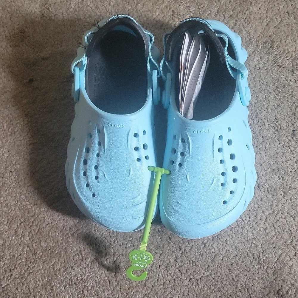 CROCS ECHO Blue Water Shoes with Ventilated Design - Picture 2 of 4